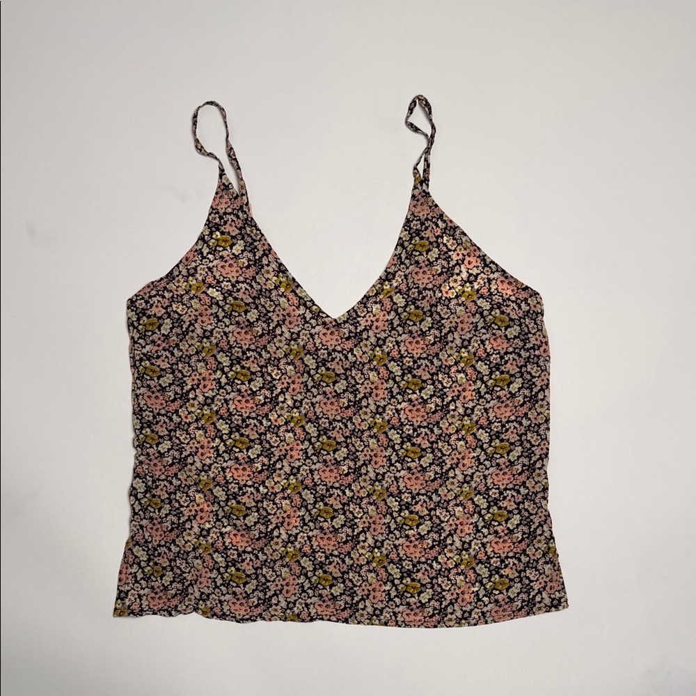 Acacia Swimwear Floral Camisole in Pink and Yellow